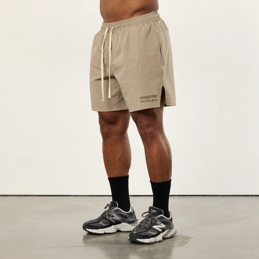 VANQUISH/ SAND SIGNATURE WOVEN SHORTS