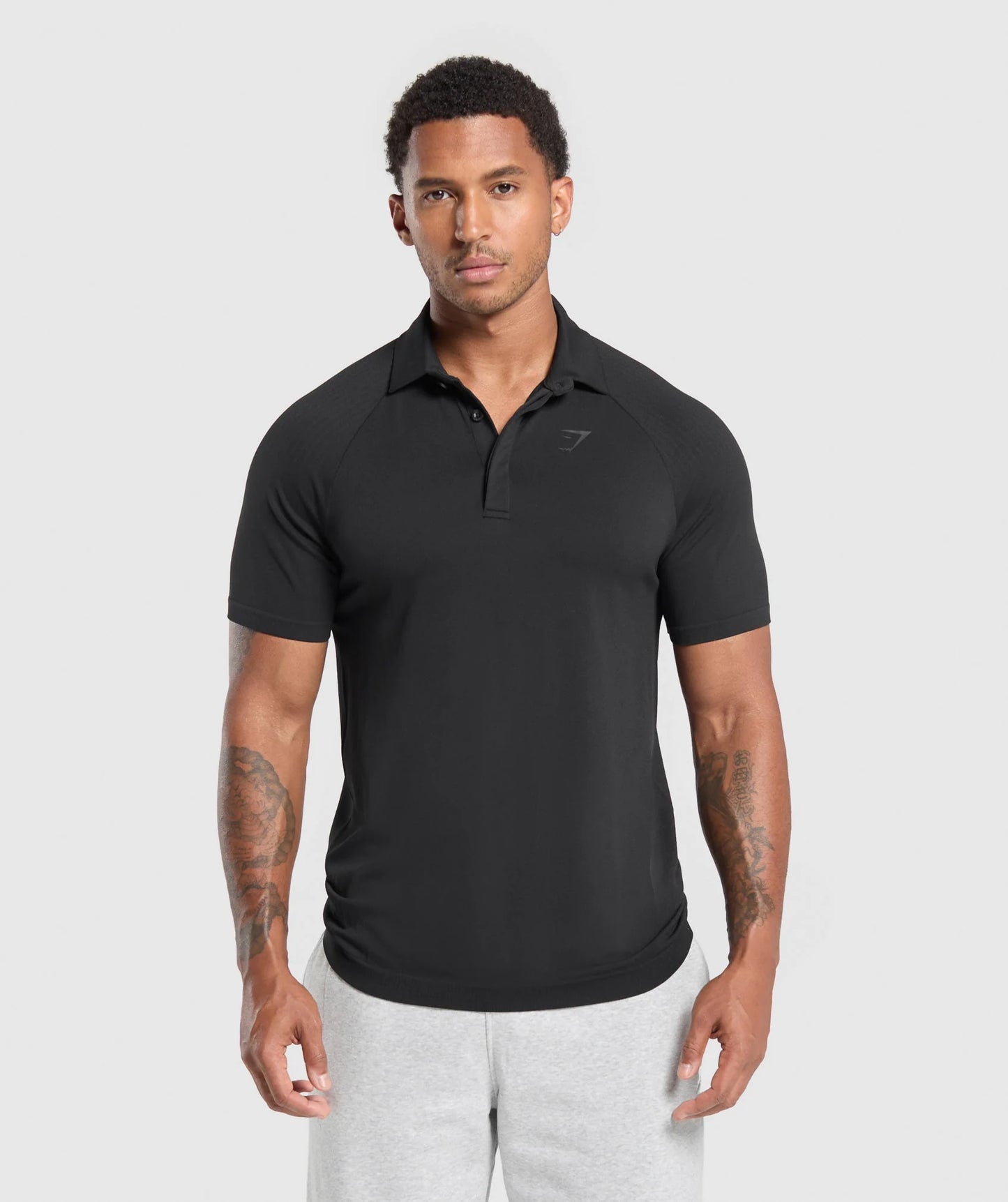 GYMSHARK/ SEAMLESS POLO SHIRT MEN