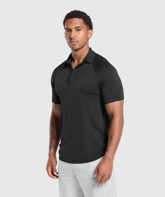 GYMSHARK/ SEAMLESS POLO SHIRT MEN