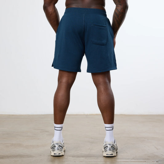 VANQUISH/ MIDNIGHT BLUE UNCONQUERABLE STRENGTH WIDE LEG SHORTS