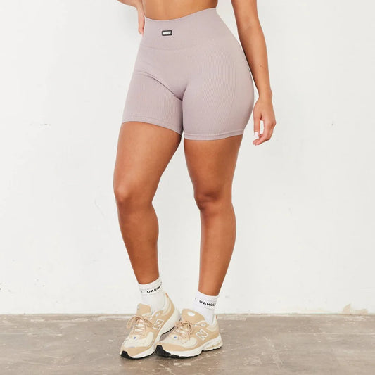 VANQUISH/ RIBBED SEAMLESS BLUSH SHORTS WOMAN